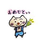 ミニぶたのトントン（個別スタンプ：9）