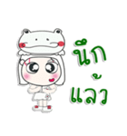 Miss. Yaya. Love Frog.^^（個別スタンプ：9）