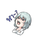 Just a simple girl（個別スタンプ：1）