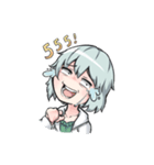 Just a simple girl（個別スタンプ：3）
