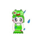 Miss. Minami and Frog...（個別スタンプ：12）