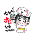 >>Miss. Sayaka. Love dog..<<（個別スタンプ：37）