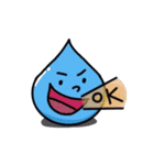 Little cute aqua（個別スタンプ：35）