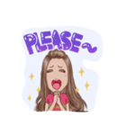 fang cute girl（個別スタンプ：7）