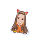 fang cute girl（個別スタンプ：18）