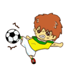 ヒーローになりたい少年。サッカー。（個別スタンプ：5）