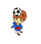 ヒーローになりたい少年。サッカー。（個別スタンプ：36）