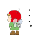 赤い実のかわいい妖精（個別スタンプ：34）