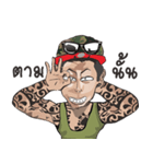 Tattoo ＆ The Gang (Body Art)2（個別スタンプ：35）