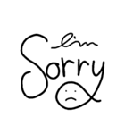 Black font（個別スタンプ：6）