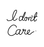 Black font（個別スタンプ：7）