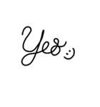 Black font（個別スタンプ：9）