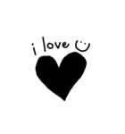 Black font（個別スタンプ：12）