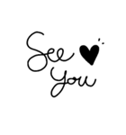 Black font（個別スタンプ：15）