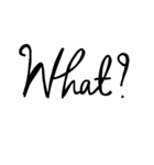 Black font（個別スタンプ：16）