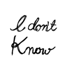 Black font（個別スタンプ：17）