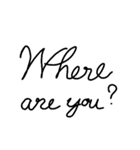 Black font（個別スタンプ：18）
