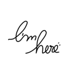 Black font（個別スタンプ：19）