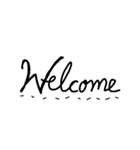 Black font（個別スタンプ：21）