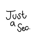 Black font（個別スタンプ：24）