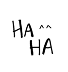 Black font（個別スタンプ：26）