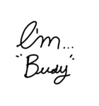 Black font（個別スタンプ：27）