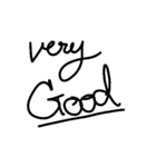 Black font（個別スタンプ：30）