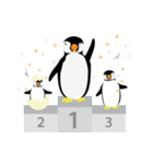 Sweet Warm Little Penguin Family（個別スタンプ：5）