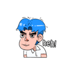 Bored boy have a feeling [eng ver.]（個別スタンプ：1）