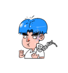 Bored boy have a feeling [eng ver.]（個別スタンプ：9）
