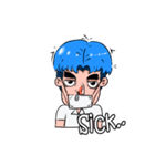 Bored boy have a feeling [eng ver.]（個別スタンプ：13）
