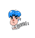Bored boy have a feeling [eng ver.]（個別スタンプ：30）