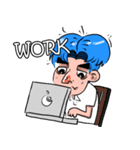 Bored boy have a feeling [eng ver.]（個別スタンプ：35）