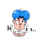 Bored boy have a feeling（個別スタンプ：33）