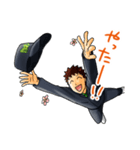 運送男子 ずっこけ轟（とどろき）くん（個別スタンプ：8）