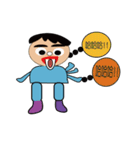 Cute funny little boy（個別スタンプ：9）