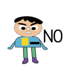 Cute funny little boy（個別スタンプ：10）