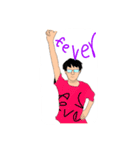 自分を描く（個別スタンプ：13）