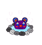 輝くクマ（個別スタンプ：22）
