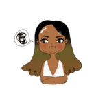 This girl is weird（個別スタンプ：5）
