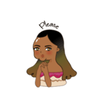 This girl is weird（個別スタンプ：25）