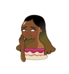 This girl is weird（個別スタンプ：30）