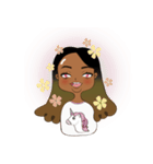 This girl is weird（個別スタンプ：34）