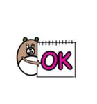 くま日和②（個別スタンプ：1）