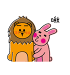 Mr. Lion ＆ Mimi（個別スタンプ：38）