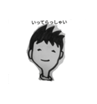 Look here（個別スタンプ：5）