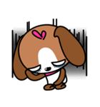 可愛い子犬 COCO（個別スタンプ：3）