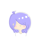 むらさきちゃん。（個別スタンプ：1）