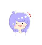 むらさきちゃん。（個別スタンプ：6）
