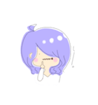 むらさきちゃん。（個別スタンプ：10）